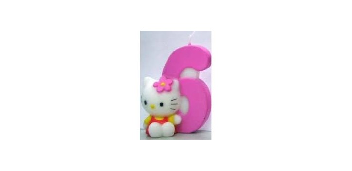 vela nº 6 - hello kitty