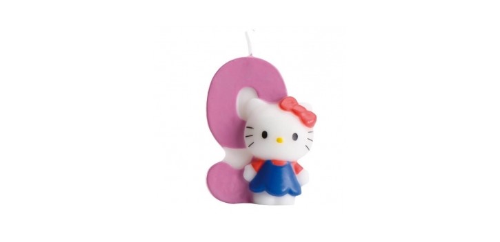 Vela nº 9 - hello kitty