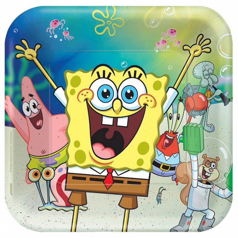 A Plato Bob Esponja - OALMACEN